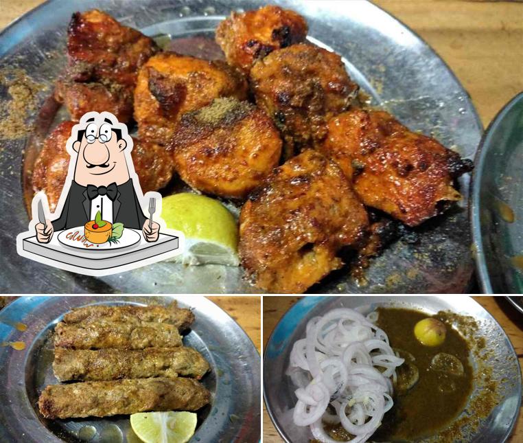 Food at Ghalib Kabab Corner