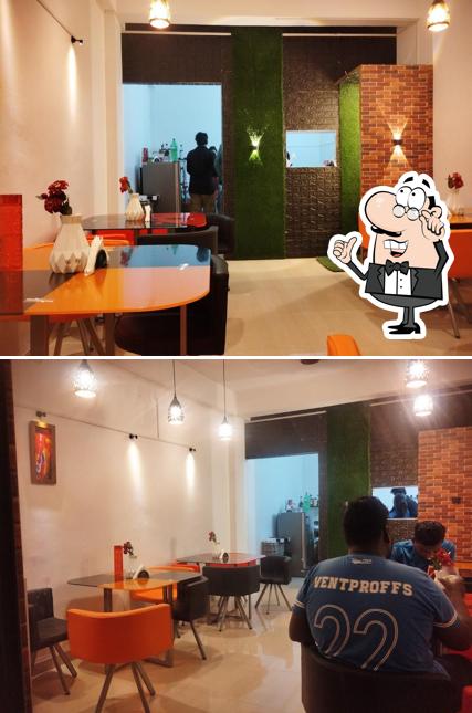 The interior of Interval Cafe