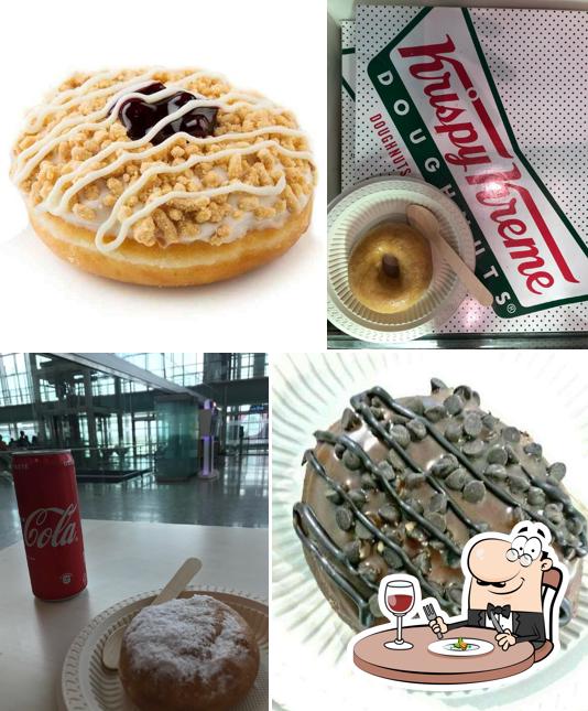 Food at Krispy Kreme Doughnuts & Coffee