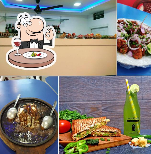 Food at Lassi Corner