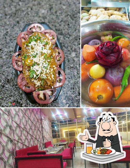 This is the image depicting food and interior at Lighthouse Cafe & Restaurant JHANSI