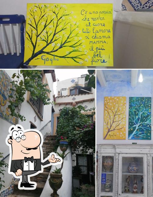 Gli interni di Bar du borgo