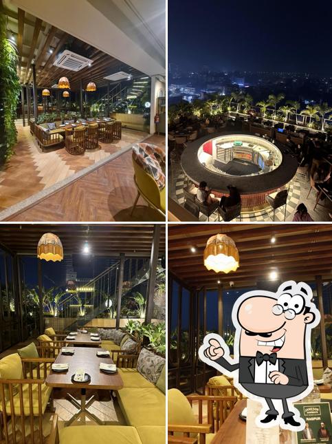 The interior of Farzi Cafe' Nagpur The interior of Farzi Cafe' Nagpur