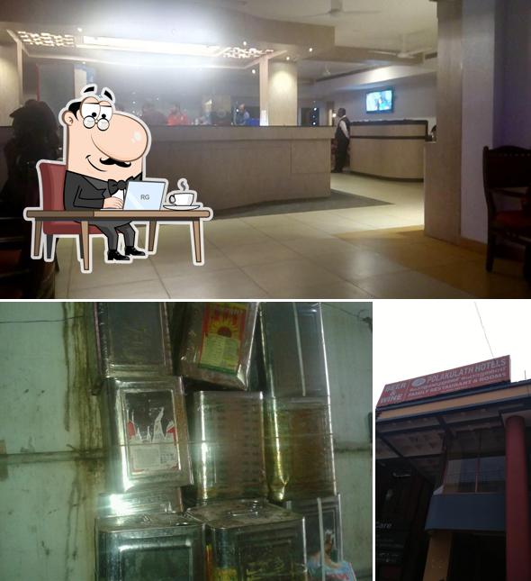 Check out the image displaying interior and exterior at Polakulath Silver Spoon Bar Restaurant