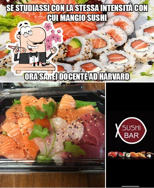 Prova le diverse opzioni di sushi