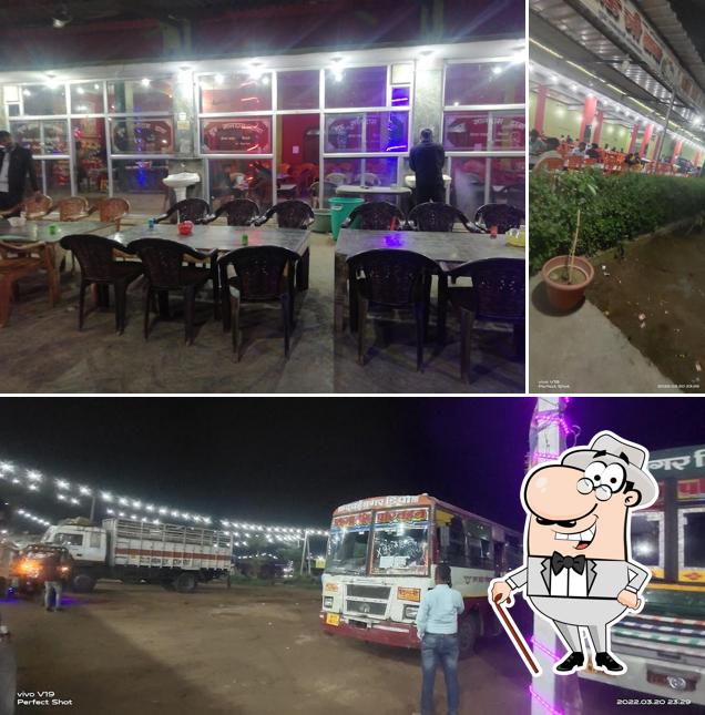 Babu gyan daas dhaba is distinguished by exterior and interior