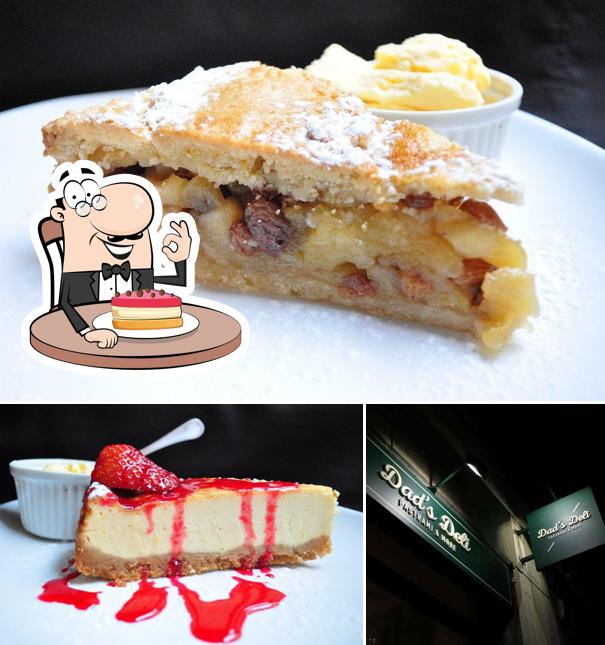 Cheesecake al Dad's Deli Pastrami & More