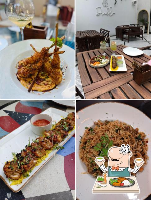 Pork chop and fried rice at Diablo Hyderabad