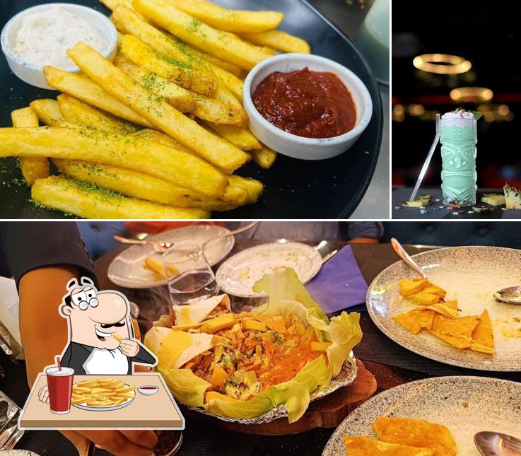 French fries at FashionTV Cafe By FTV