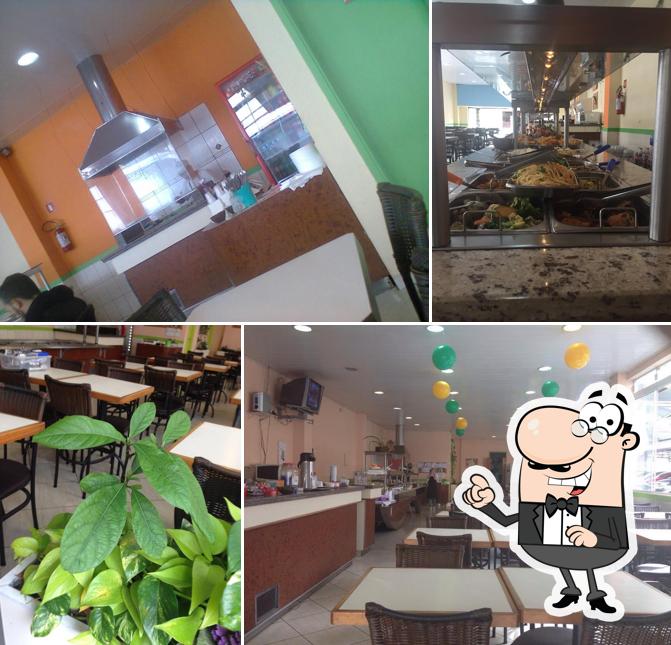 O interior do Grill Irmãos