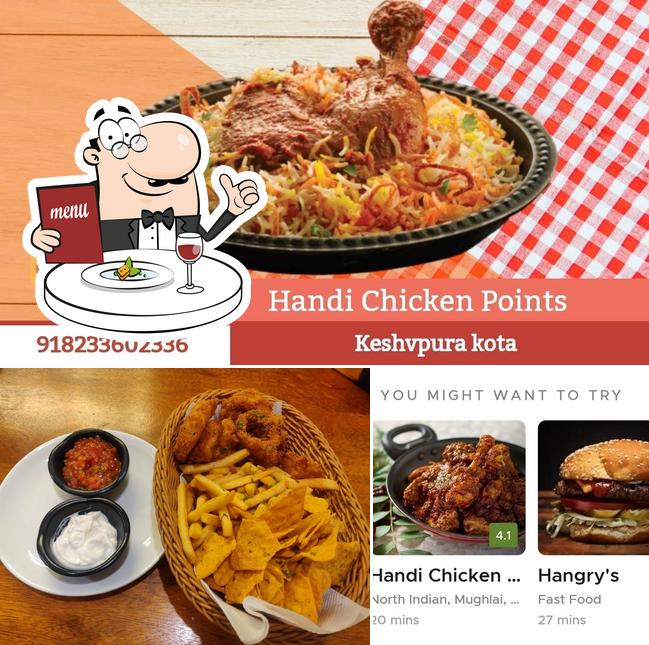 Meals at Handi chicken points & restaurant