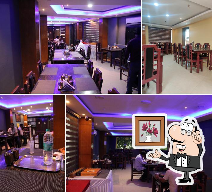 The interior of Hotel Grand Karaikudi-Moun Road