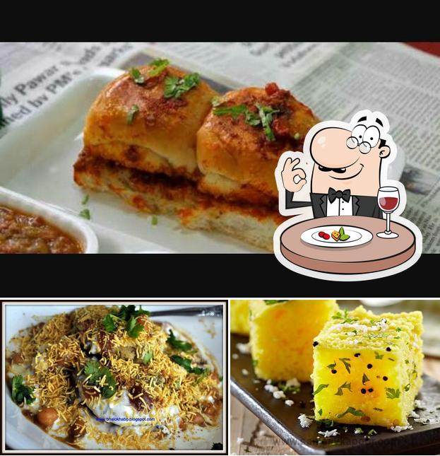 Food at Puchi's Kitchen.A Vegetarian Food Corner