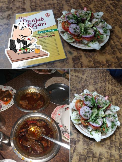 Food at Punjab Kesari Hotel