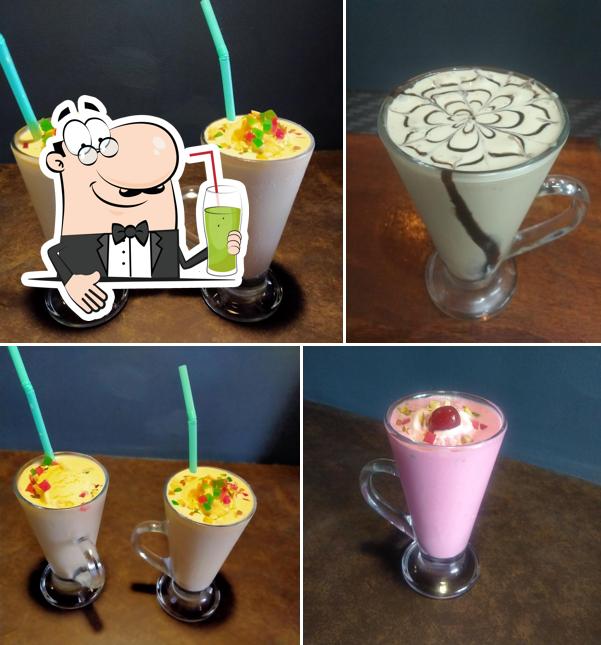 Enjoy a drink at Rajdhani Cafe