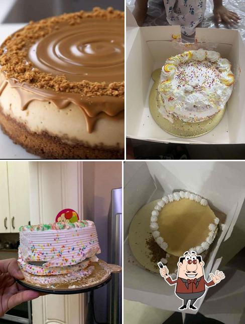 Food at The Cheesecake Box