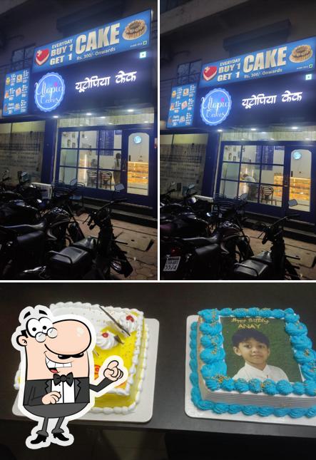 Utopia Cakes New Rajendra Nagar Raipur is distinguished by exterior and food