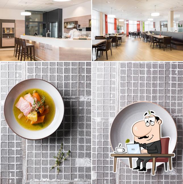 La foto di interni e cibo da Restaurant & Café zur Wyde