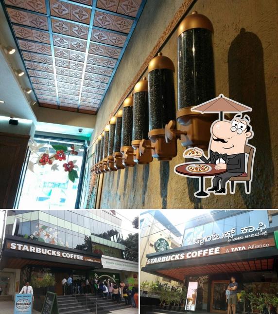 Check out how Starbucks looks outside