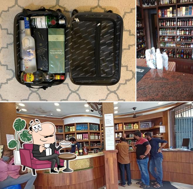 The interior of Excel Wines