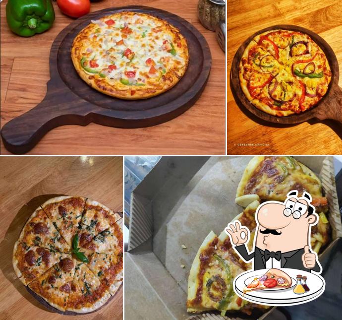 Order pizza at Mozzarella