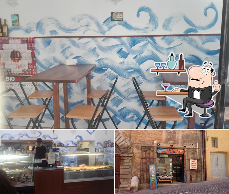 La interni e esterno del ristorante