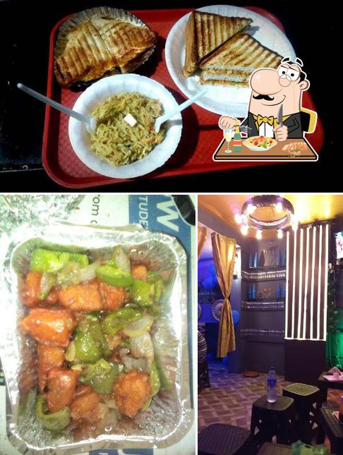 Food at Sadda Adda coffee bar