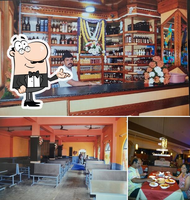 The interior of Venkatagiri Bar and Restaurant