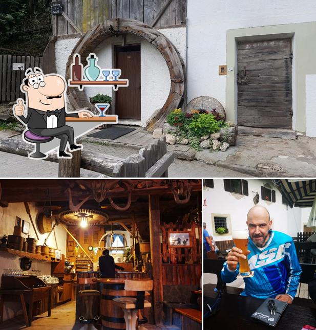 Gli interni di Ristoro Obertalmühle