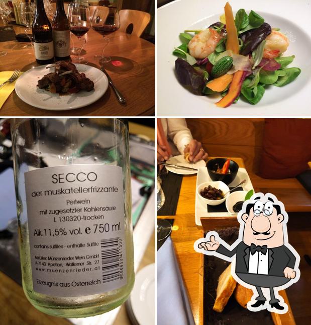 Gli interni di Restaurant La Bouteille