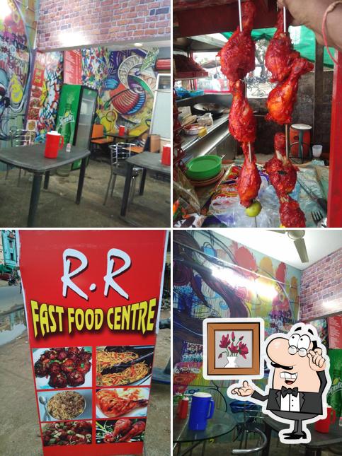 The interior of R.R Fast Food Centre