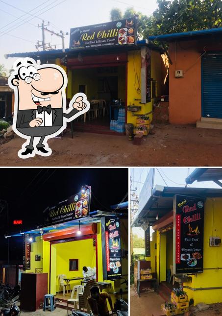 Among various things one can find exterior and interior at Red Chilli Fast Food