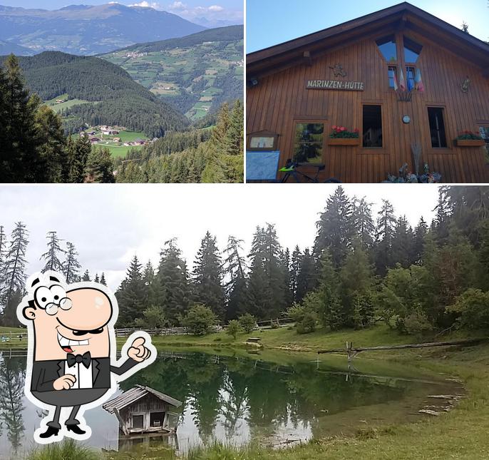 Gli esterni di Marinzen Hütte
