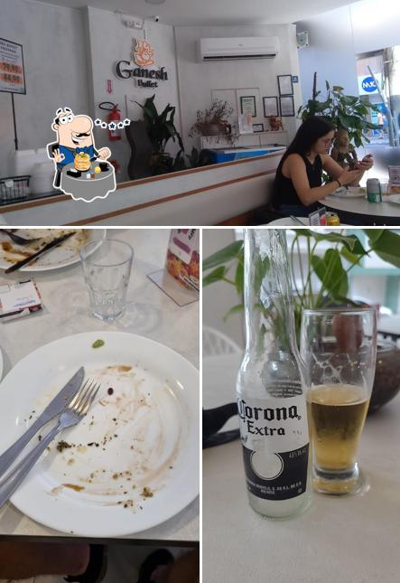 Esta é a foto mostrando comida e bebida no Restaurante Ganesh 1201