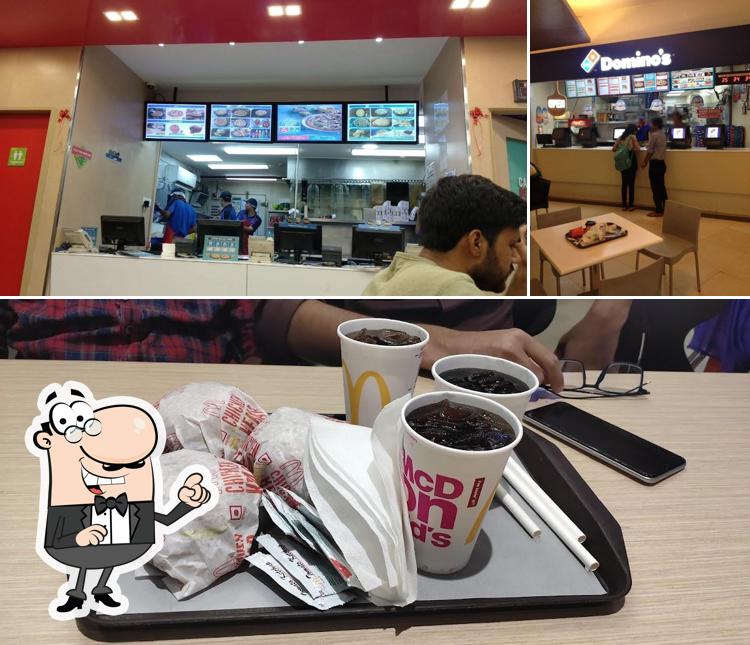 The interior of Domino's Pizza Viman Nagar, Pune