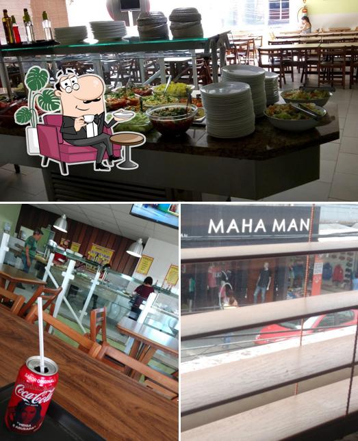 A foto da interior e comida no Good Grill