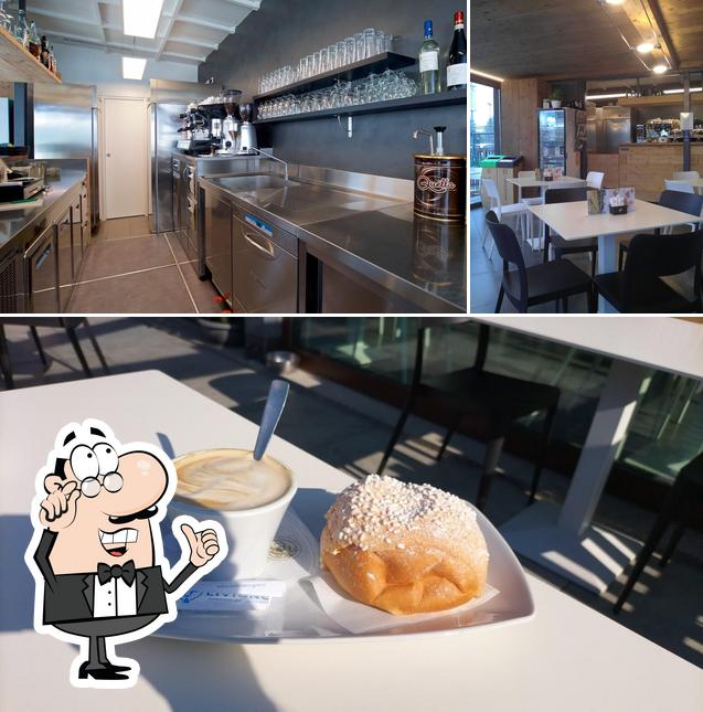 La foto della interni e cibo di Bar Latteria di Livigno