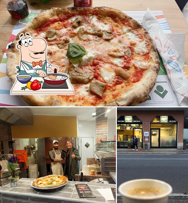 Paella al Champ of pizza
