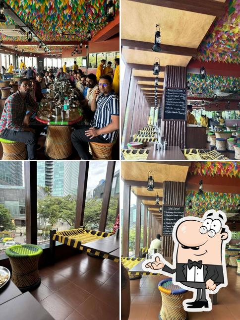 The interior of Chulha Chauki da Dhaba Rajajinagar