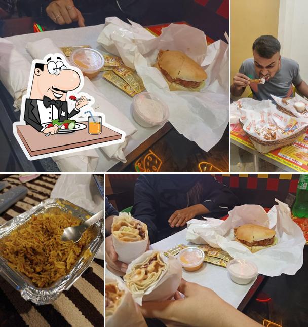 Food at Daadoo's Rooster