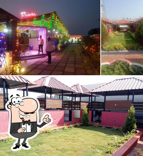 The exterior of HOTEL BRINDAVAN
