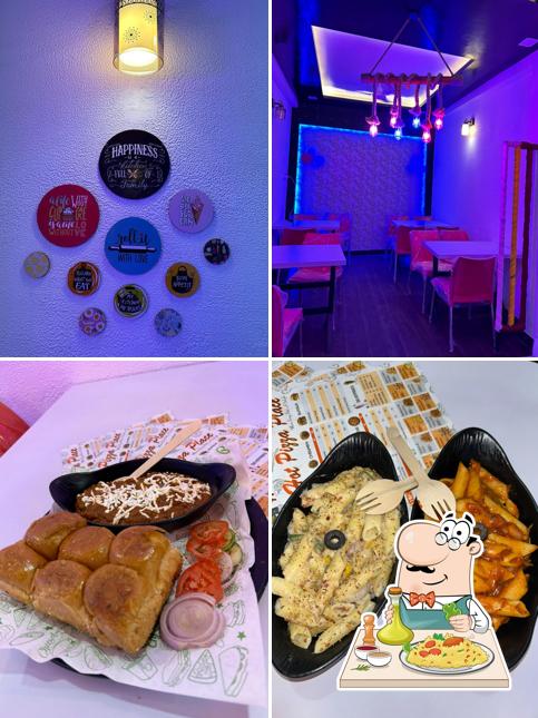 Food at Hot Pizza Ace