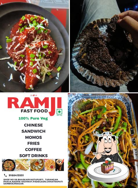 Chocolate cake at Ramji Fast Food