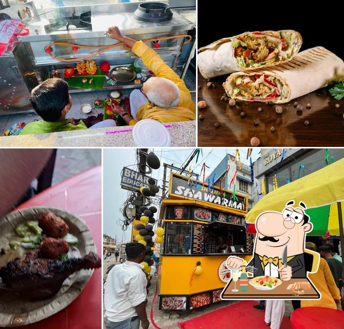 Food at Sharma G Shawarma