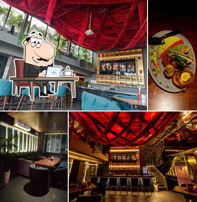 The interior of TOKIO, Roof Top Bar and Lounge