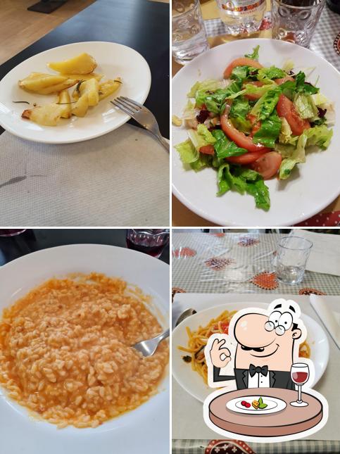 Platti al Trattoria La Cascina