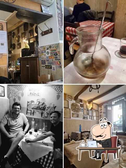 Dai un'occhiata agli interni di Osteria Del Rione