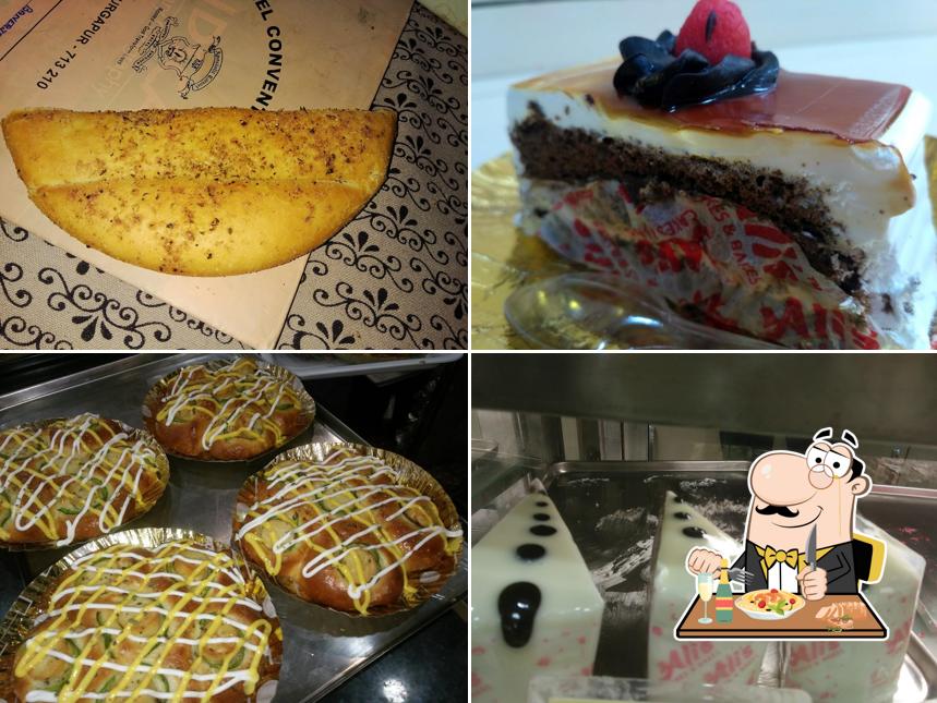 Meals at Ali's cakes and bakes