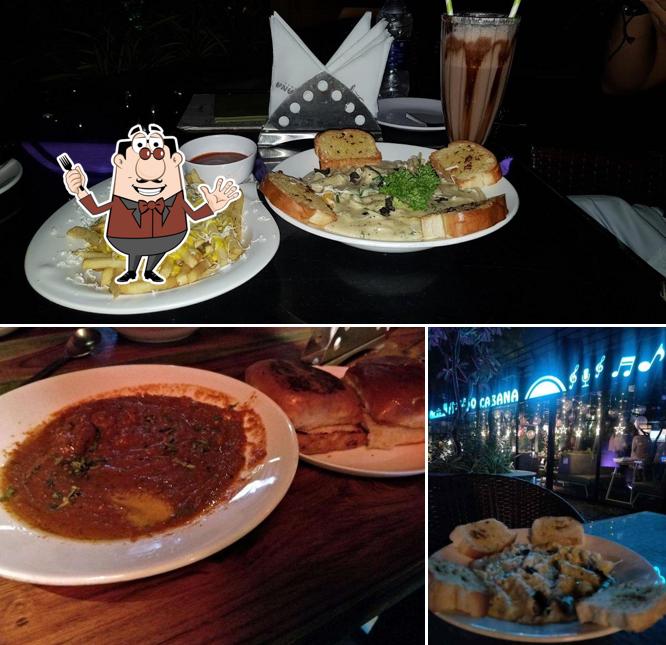 Meals at Cabana lounge