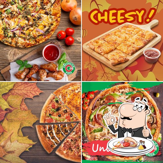 Essayez différents types de pizzas